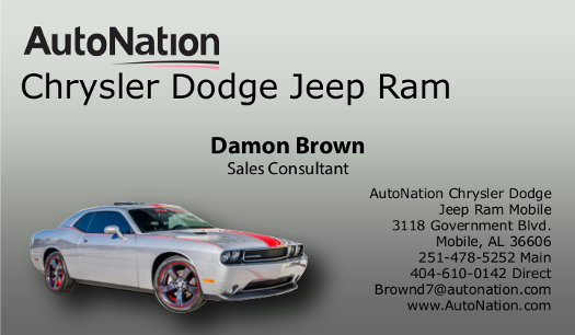 Damon Brown at AutoNation - http://www.autonation.com