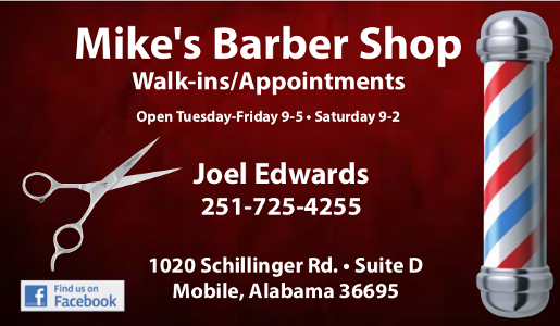 Joel Edwards at Mikes Barber Shop